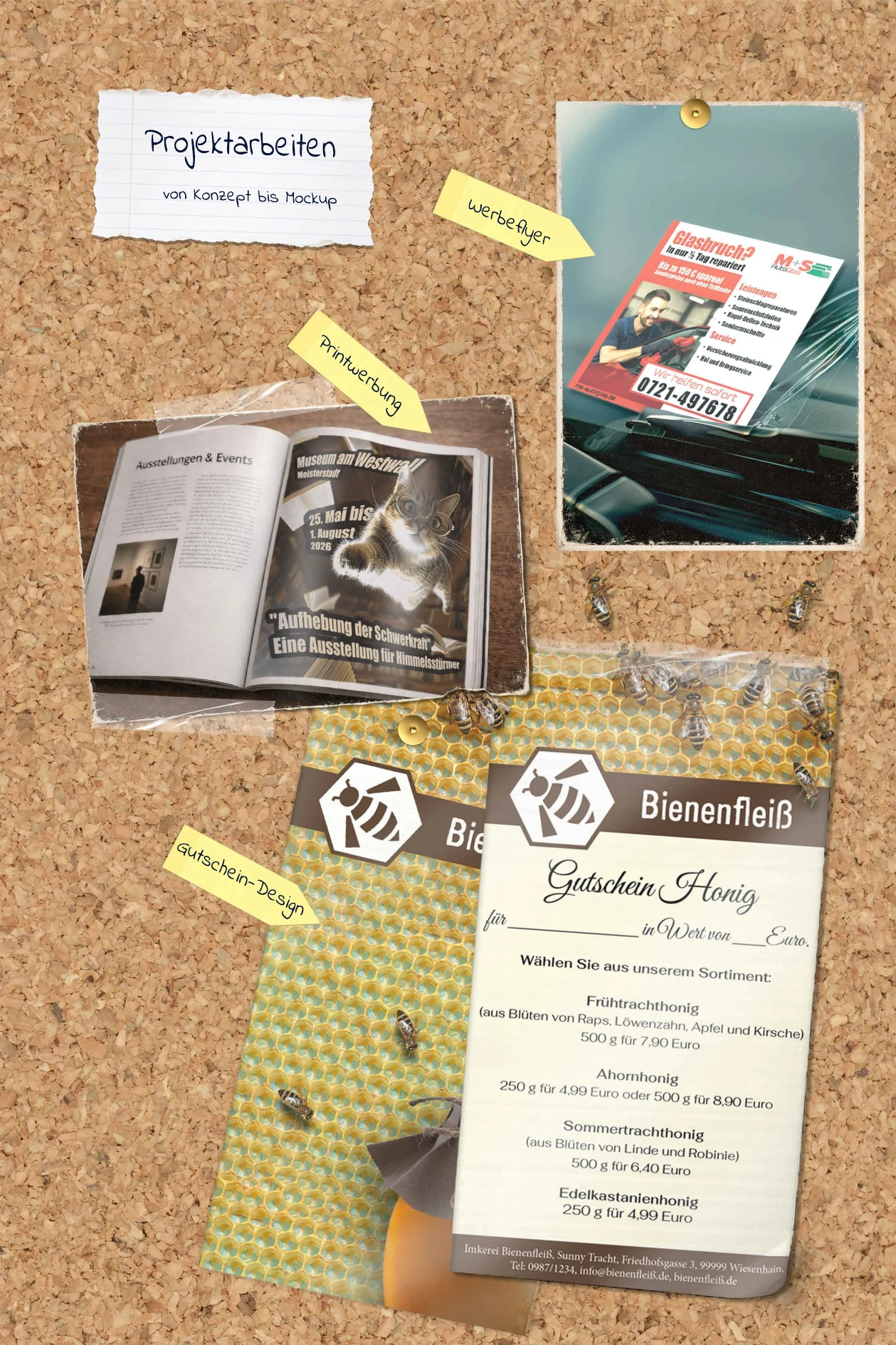 Pinnwand: Projektarbeiten